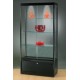 Vitrine zwart met Led Vitrine zwart met Led